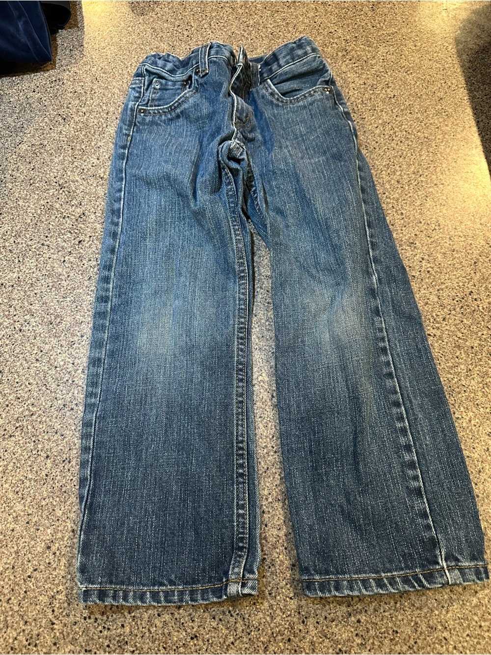 Classic Blue Straight-Leg Jeans